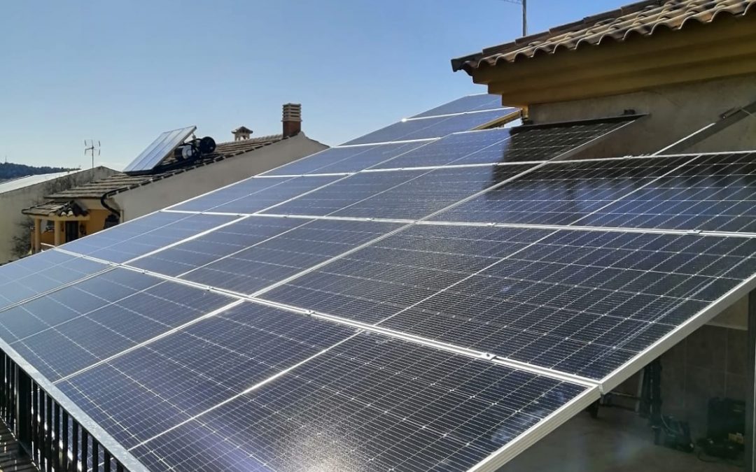 Instalación de placas solares vivienda unifamiliar en Lorca